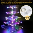 thumbnail image 6 of Vdomus 5 Tier Acrylic Cupcake Tower with LED Lights - Multicolor Cupcake Holder and Display Stand for Parties and Celebrations, 6 of 6