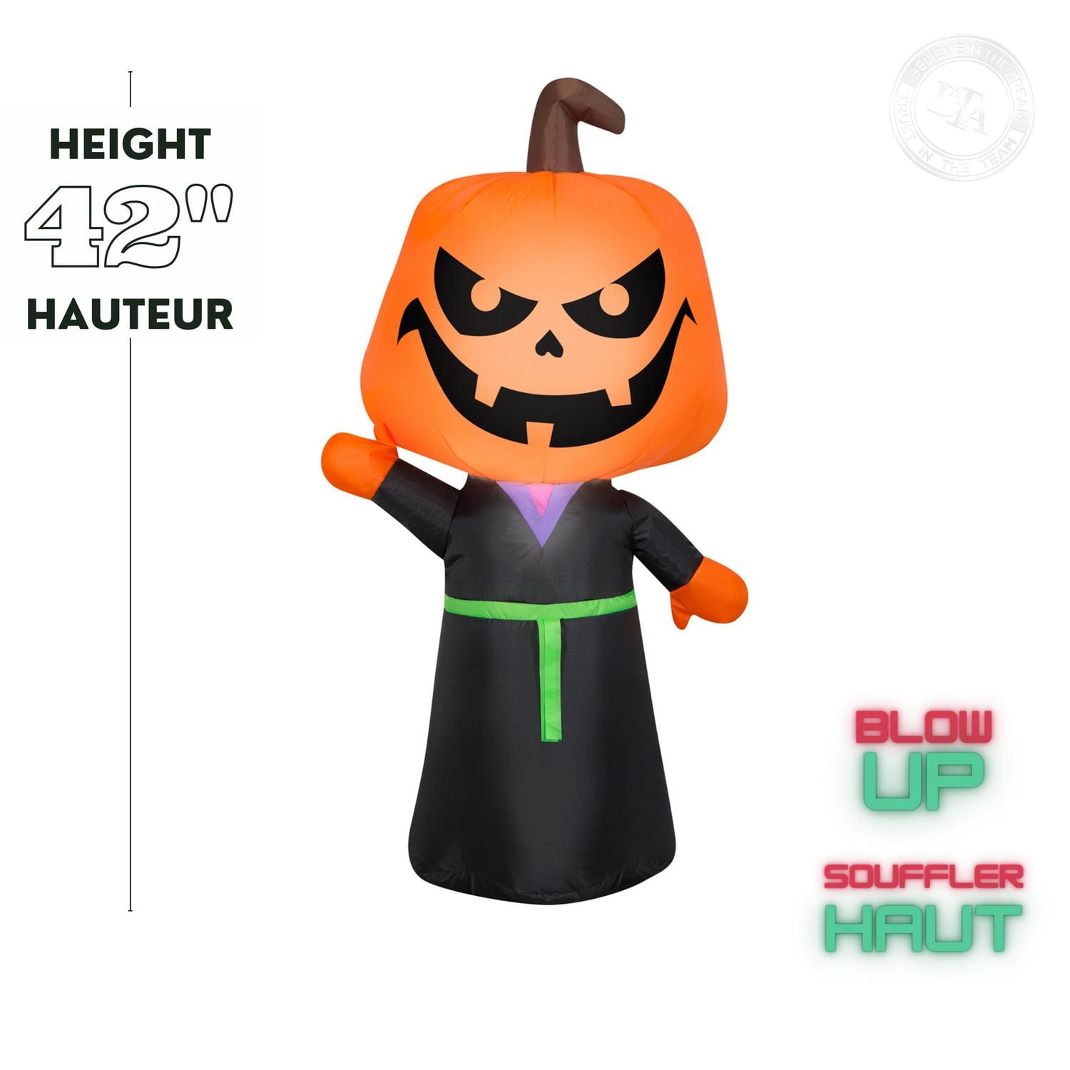 Gemmy Halloween Inflatable Jack-O'-Lantern Reaper