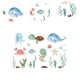 thumbnail image 2 of Pegatina de pared de peces marinos, calcomanía de pared de animales marinos, decoración de pared, póster de pared, mural para restaurante, sala de jue, 2 of 9