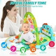 thumbnail image 6 of Beefunni Interactive Baby Tummy Play Mat, Musical Dinosaur Foot Piano with Light, Fun and Educational Gym Mat for Infants 0 3 6 9 12 Months, Christmas Newborn Gift for Baby Boys Girls, 6 of 8