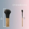 thumbnail image 4 of AONKIA Human Hair Dreadlock Extensions,0.8cm width 8 Inch 30 Roots Loc Extensions Human Hair for Women/Men 1B-27# Color, 4 of 9