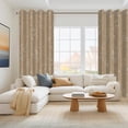 thumbnail image 5 of Brown Blackout Window Curtains for Living Room,Thermal Insulated Curtains,52x84 Inch,Set of 2, 5 of 6