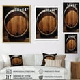 thumbnail image 4 of Designart "Oak Barrels' Essence" Wine Canvas Prints, 4 of 7