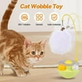 thumbnail image 2 of GlobaShun Interactive Cat Feather Toys, 2025 New Automatic Interactive Cat Toys for Indoor Cats Exercise Feather Toy for All Breeds, 2 of 7