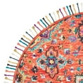 thumbnail image 3 of SAFAVIEH Aspen Nikeisha Floral Wool Area Rug, Red/Gold, 7' x 7' Round, 3 of 5