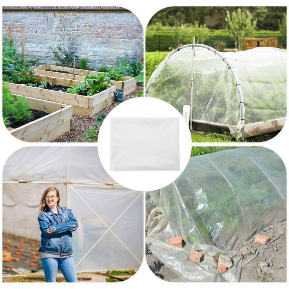 Baluue Clear Multipurpose Tarp Cover Pe Material for Outdoor Garden and Tent Shelter