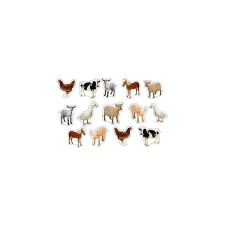 UPC: 0044222177737 | CD-168013 – Farm Animals: Photographic Shape Stickers Pack of 84 by Carson Dellosa
