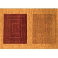 thumbnail image 1 of Ahgly Company Indoor Rectangle Abstract Orange Modern Area Rugs, 8' x 10', 1 of 4
