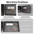 thumbnail image 2 of 8 Pack 130W LED Wall Pack Light with Dusk to Dawn Photocell, 19500LM 5000K Daylight IP65 Waterproof Wall Pack Lights Outdoor LED, 2 of 6
