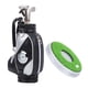thumbnail image 4 of Juego de bolígrafos de golf de escritorio, 3 bolígrafos y minibolsa, bolso para bolígrafos de golf de aleación de zinc con base, color negro y plateado, 4 of 15