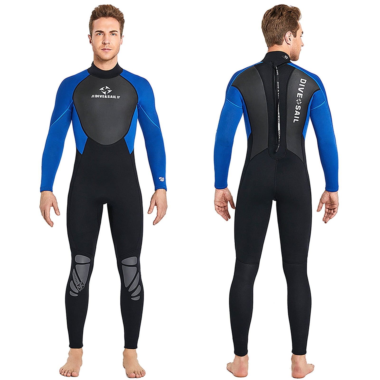 Men 0.5mm Full Body With Hat Wetsuits Free Dive Scuba Snorkeling Diving Suits 