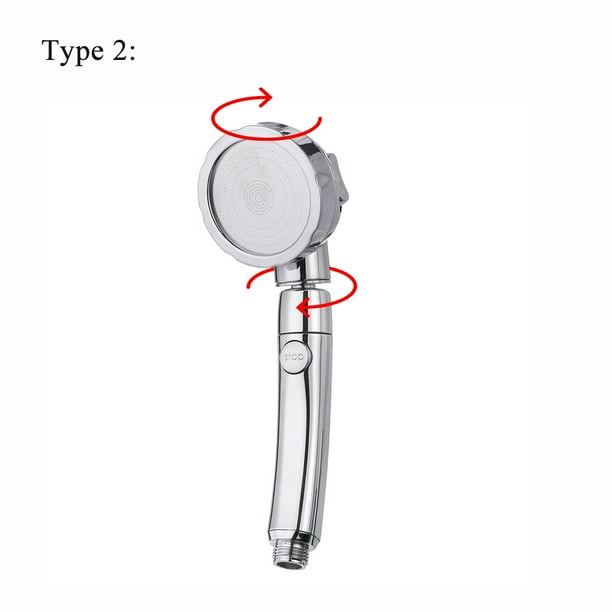 Handheld Shower Head High Pressure Massage Spa Detachable Hand Held