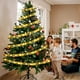 thumbnail image 2 of Inteprter Agregue un toque mágico a la Navidad con una LED con iluminación brillante y adornos para árboles de Navidad Iluminación navideña Cinta blanca/plateada. 10m+100 luces, 2 of 6