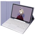 thumbnail image 1 of Funda de TPU con teclado Bluetooth y panel táctil con tapa de llave redonda para Samsung Galaxy Tab S9 FE X510/X516, 1 of 5