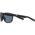 thumbnail image 3 of Costa Del Mar Rincondo Sunglasses 6S9010-0361 Shiny Black | Gray Polarized 580P Lens, 3 of 5