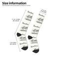 thumbnail image 5 of Fotbe Summer Vacation Scene With Camping Van print Women's Men's Novelty Crew Socks Cotton Socks Knee High Socks for Walking,Running,Nurses,Pregnancy, 5 of 9