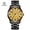 BlackShellYellowFaceSteelStrip, variant on Men's Automatic Mechanical Watch Waterproof Wristwatches 806926752369