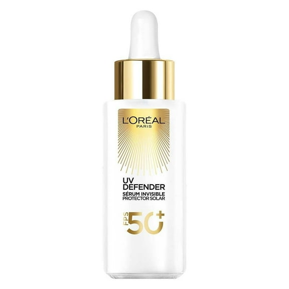 Sérum protector solar invisible L'Oréal Paris UV Defender FPS 50+ anti manchas y lineas de expresión 30ml