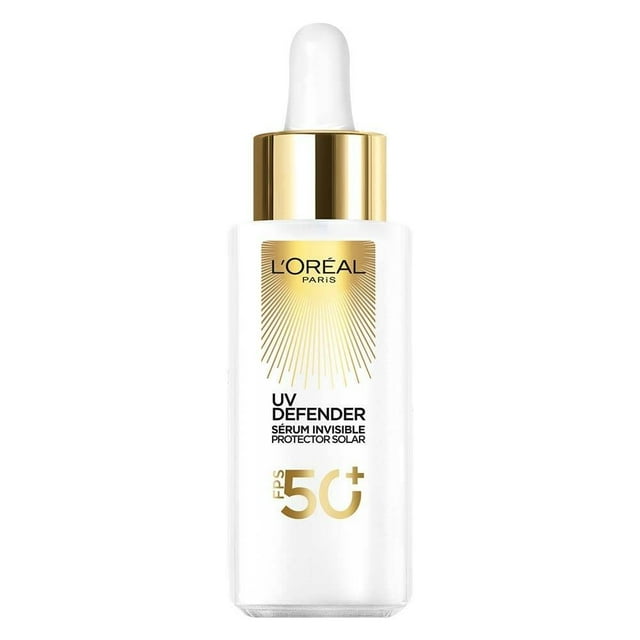 Sérum protector solar invisible L'Oréal Paris UV Defender FPS 50+ anti manchas y lineas de expresión 30ml