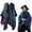 Purple, variant on Shawls for Women Ponchos Scarf Womens Shawls and Wraps Cape Coat Open Front Blanket Black