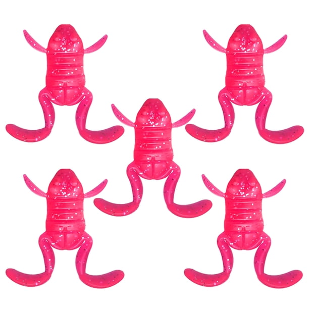 Atractivo Cebo Pesca Luya Flotante Suave 5 Piezas 4 Cm 10 G para Salada Dulce