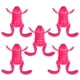 thumbnail image 3 of Cebo Suave 5 Uds. Flotante Con Patas Patada 10g para Pesca Lubina () Rosa, 3 of 5