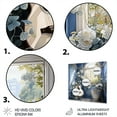 thumbnail image 3 of Designart "Toilet Charm In Blue II" Bath & Laundry Metal Wall Art, 3 of 5