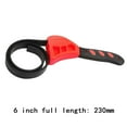 thumbnail image 6 of Adjustable 6in Rubber Strap Wrench Spanner Oil Filter Repair Bottle Opener Tool, 6 of 13
