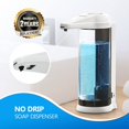 thumbnail image 3 of Dispensador automático de jabón, 500 ml/17oz, 3 colores, funciona con dispensador a batería sin contacto, blanco, 500 ml/17oz esquí esquí Gafas de esquí, 3 of 5