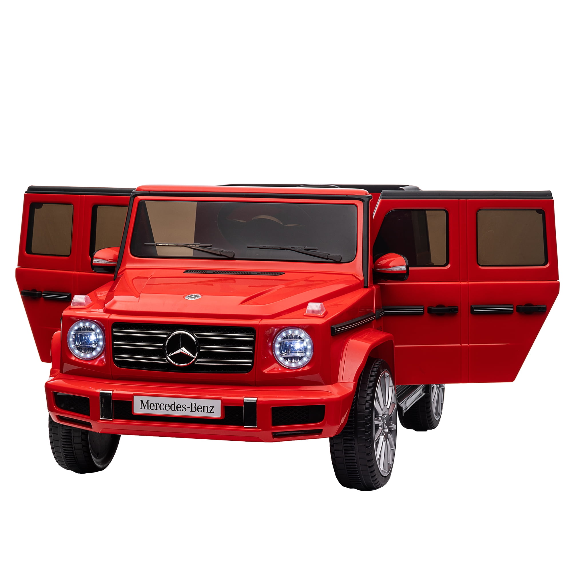 CIPACHO Kids Ride On Cars, Licensed Mercedes-Benz G500, 24V Battery Powered Toy Electric Car for Kids with 2.4GHz Remote Control, Red