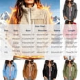 thumbnail image 3 of Smsaxvxz Women's Lamb Wool Warm Jacket Fashion Solid Long Sleeve Full Zip Coats Fall Winter Tops with Pockets White M, 3 of 7