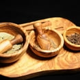 thumbnail image 2 of Olive Wood Small 2.75" Set of 2 Spice Scoops, 2 of 3