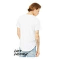 thumbnail image 3 of Bella+Canvas 3003 Mens Jersey Short Sleeve Tee With Curved Hem-White-S, 3 of 3
