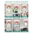 thumbnail image 5 of Coastal Pink Shower Curtain Set with Hook,Washable Cloth Polyester Fabric Shower+Curtain,Nautical Coral Seahorse Starfish Shell Waterproof Bath Curtains for Bathroom,Showers,Bathtubs Decor 66"x72", 5 of 6