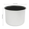 thumbnail image 3 of Miumaeov 19L Electric Rice Warmer Stainless Steel Cylindrical Shape Commercial Food Warmer, 3 of 17