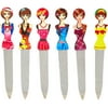 Stella Doll Metal Nail File Set, 6 count