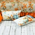 thumbnail image 3 of Fall Pumpkins Pillow Covers 12x20 Inch Set of 2 Farmhouse Leaves Autumn Thanksgiving Decor Lumbar Cushion Cases for Couch Home Decorations Blue, 3 of 6