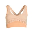 thumbnail image 2 of No Boundaries Juniors' Seamless Double Layered Bralette, Sizes to 3XL, 2 of 3