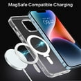thumbnail image 4 of for iPhone 14  Case, iPhone 13 Case with Invisible Stand [Compatible with Magsafe], Full Body Protective Cover Slim Shockproof Kickstand Phone Case for Apple iPhone 13/14 6.1", Clear, 4 of 17
