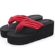 thumbnail image 2 of Moda de verano para mujer, zapatos de tacón con pendiente antideslizante, chanclas de playa con plataforma Wmkox8yii  hj789, 2 of 5
