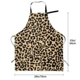 thumbnail image 5 of Lsque Leopard Print Waterproof Apron Chef Aprons for Men Heavy Duty Chemical Work Apron Extra Long Grilling Aprons with Adjustable Bib Apron, 5 of 9