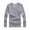 #01-Grey, variant on Menโs Slim Fit Fleece V-Neck Long Sleeve T-Shirt โ Lightweight Thermal Base Layer โ Stretchy Soft Casual Tee Top