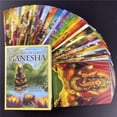 thumbnail image 2 of Murros de Lord Ganesha Oracle Deck juego de cartas de mesa, tablero de adivinación del destino mágico, cartas de Tarot qym unisex, 2 of 2