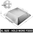 GRILLART Grill Basket for Vegetables Meat Large Grill Wok Pan for the