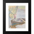thumbnail image 2 of Magnus Enckell 15x18 Black Modern Framed Museum Art Print Titled - Boy and Sail (1908), 2 of 5