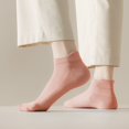 thumbnail image 2 of Women's No Show Socks Classic Thin Mesh Breathable 6pk- Pink Yellow Color, 2 of 7