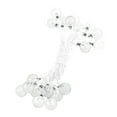 thumbnail image 2 of Xihbxyly 20 Bolas Navideñas Led, Luces de Hadas a Pilas, Luz Blanca Cálida, Decoración Versátil para Árbol, Puerta, Jardín, Uso Interior y Exterior, Ambiente Festivo, 300 Cm de Largo, 2 of 6
