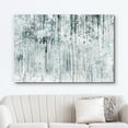 thumbnail image 2 of wall26 Canvas Print Wall Art Industrial Black, White &amp; Teal Tree Forest Nature Wilderness Mixed Media Modern Art Rustic Landscape Relax/Calm Multicolor for Living Room, Bedroom, Office - 24", 2 of 5