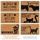 thumbnail image 5 of Tapete de entrada MAINEVENT Meowdy con gato 76 x 43 cm para exterior, fibra de coco, 5 of 8