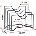 thumbnail image 2 of Lid Holder Storage Lid Pan Cupboard Pantry Rack Organizer Multifunctional Kitchen Cut Table Organizer Storage Holder, 2 of 5